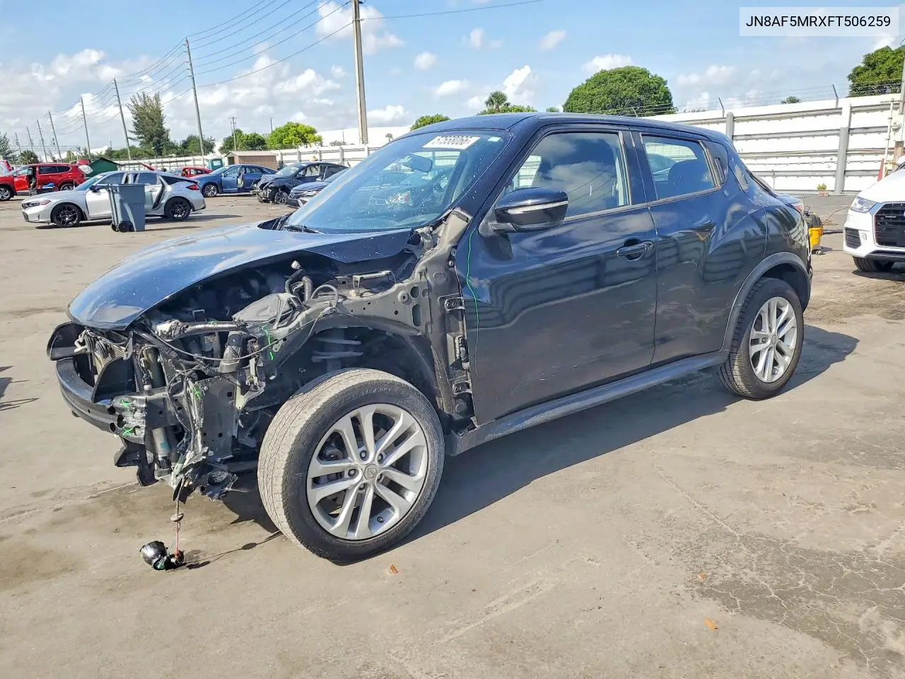 2015 Nissan Juke S VIN: JN8AF5MRXFT506259 Lot: 57558066