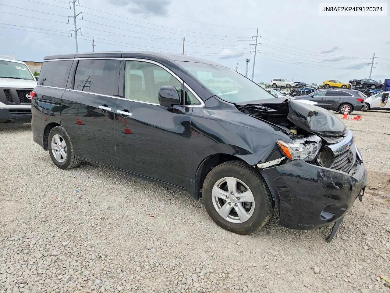2015 Nissan Quest 3.5 Sv VIN: JN8AE2KP4F9120324 Lot: 57816526
