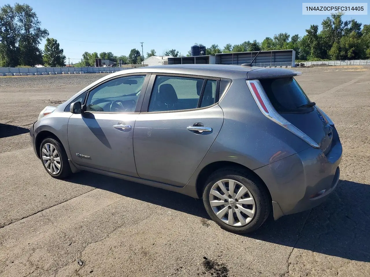 2015 Nissan Leaf S VIN: 1N4AZ0CP5FC314405 Lot: 57818256