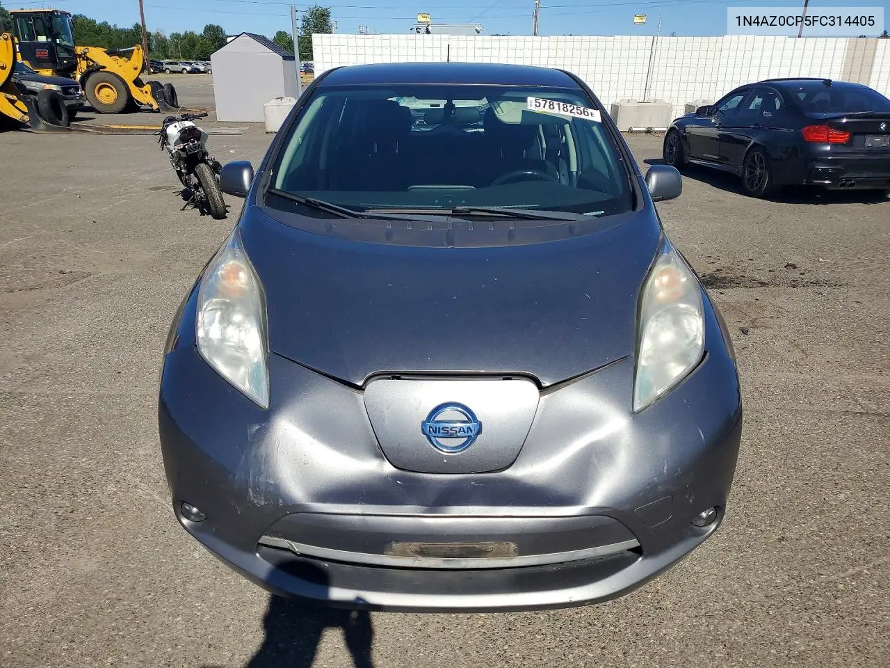 2015 Nissan Leaf S VIN: 1N4AZ0CP5FC314405 Lot: 57818256