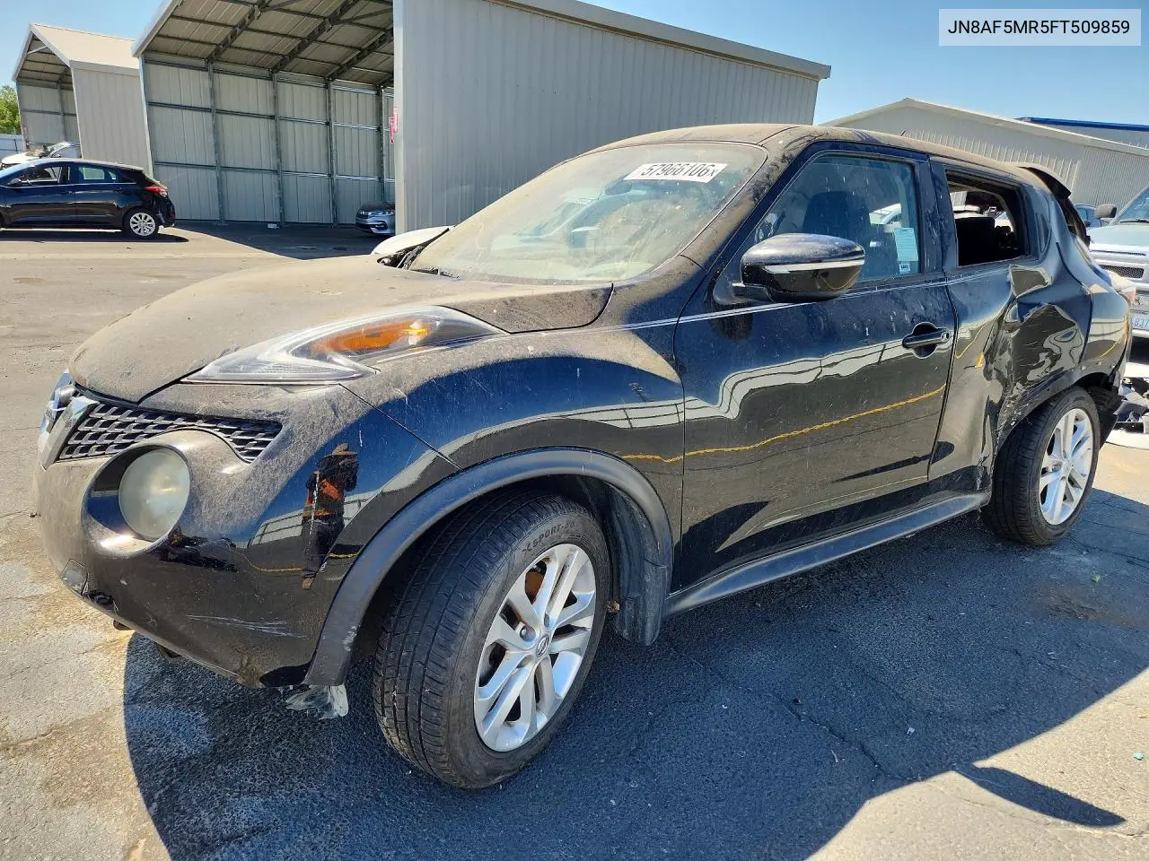 2015 Nissan Juke S VIN: JN8AF5MR5FT509859 Lot: 57966106