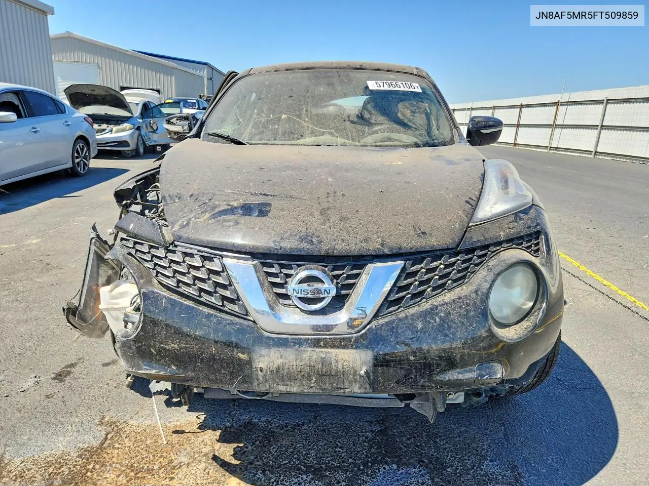 2015 Nissan Juke S VIN: JN8AF5MR5FT509859 Lot: 57966106
