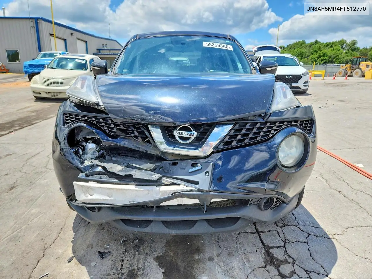 2015 Nissan Juke Sv VIN: JN8AF5MR4FT512770 Lot: 58259886