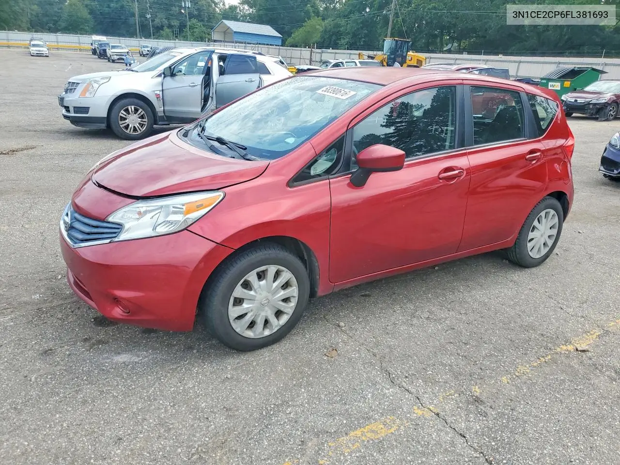 2015 Nissan Versa Note Sv VIN: 3N1CE2CP6FL381693 Lot: 58390616