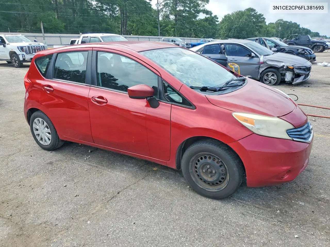 2015 Nissan Versa Note Sv VIN: 3N1CE2CP6FL381693 Lot: 58390616