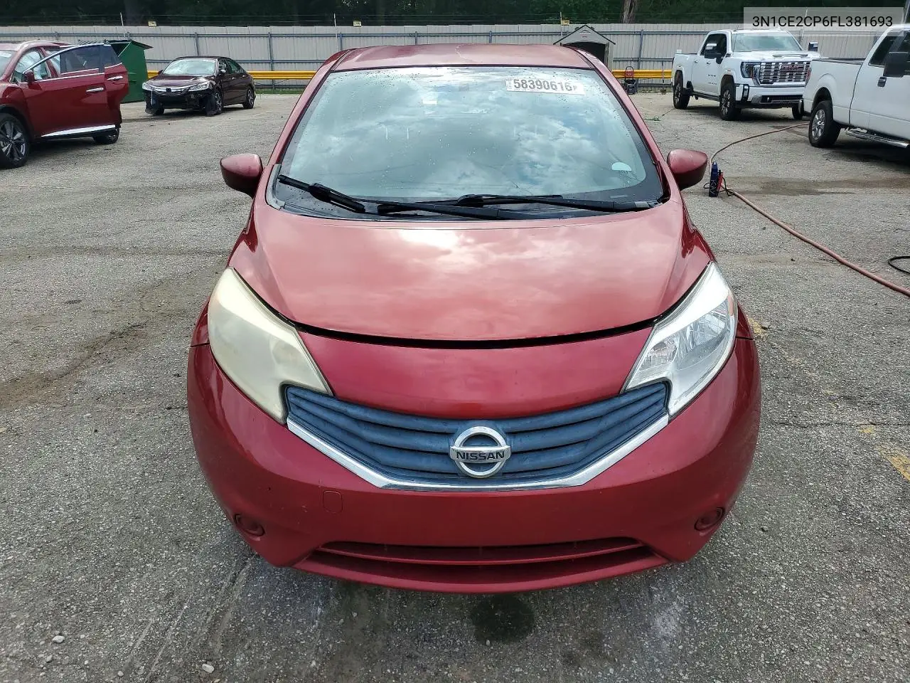 2015 Nissan Versa Note Sv VIN: 3N1CE2CP6FL381693 Lot: 58390616