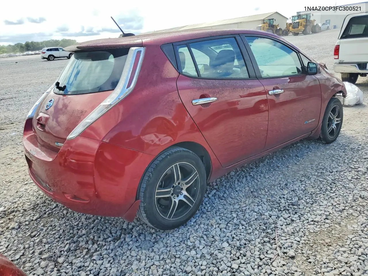 2015 Nissan Leaf S VIN: 1N4AZ0CP3FC300521 Lot: 58474836