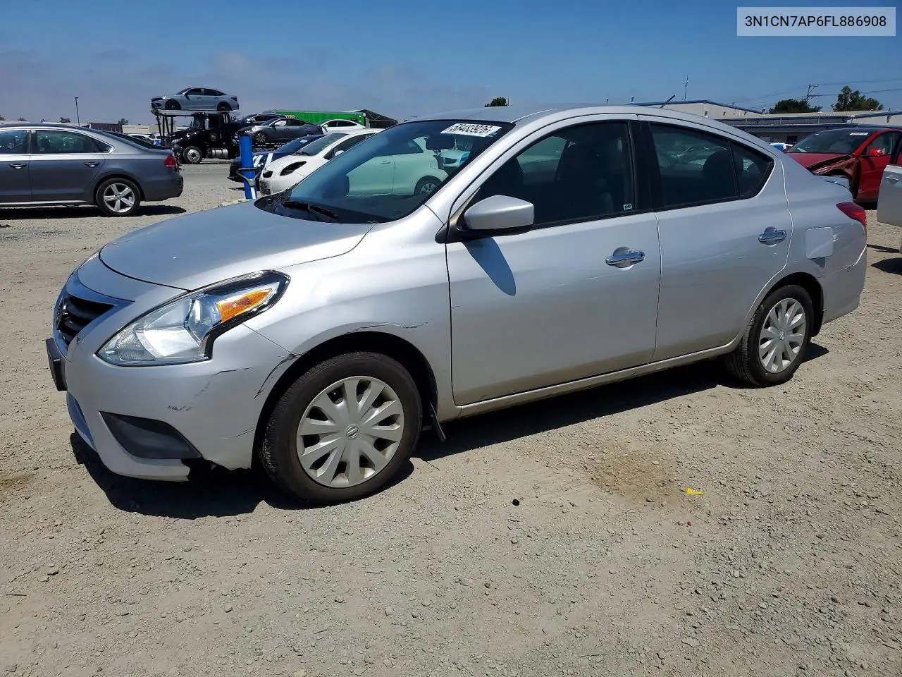 2015 Nissan Versa 1.6 Sv VIN: 3N1CN7AP6FL886908 Lot: 58483926
