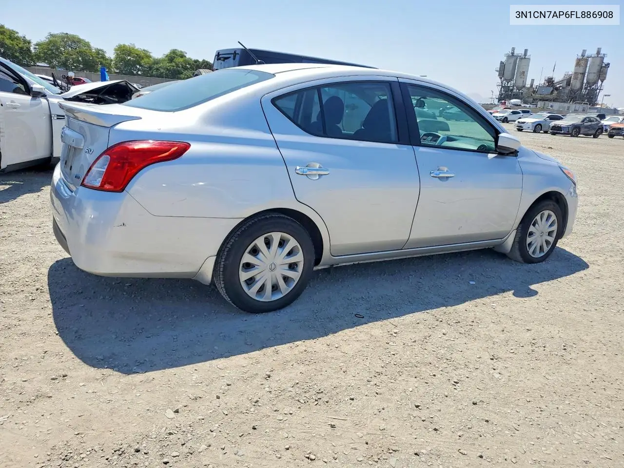 2015 Nissan Versa 1.6 Sv VIN: 3N1CN7AP6FL886908 Lot: 58483926