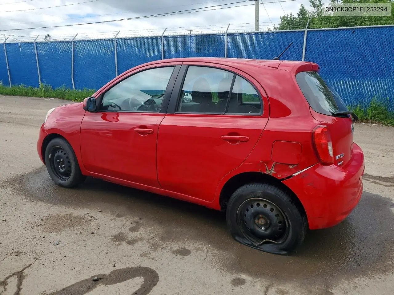 2015 Nissan Micra VIN: 3N1CK3CP1FL253294 Lot: 58661206