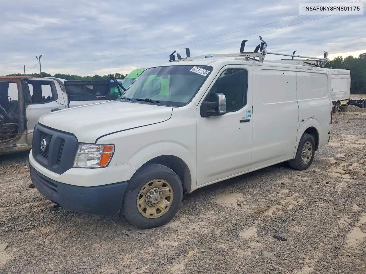 2015 Nissan Nv 2500 Hd S VIN: 1N6AF0KY8FN801175 Lot: 58840206