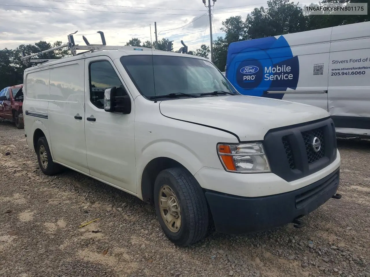 2015 Nissan Nv 2500 Hd S VIN: 1N6AF0KY8FN801175 Lot: 58840206