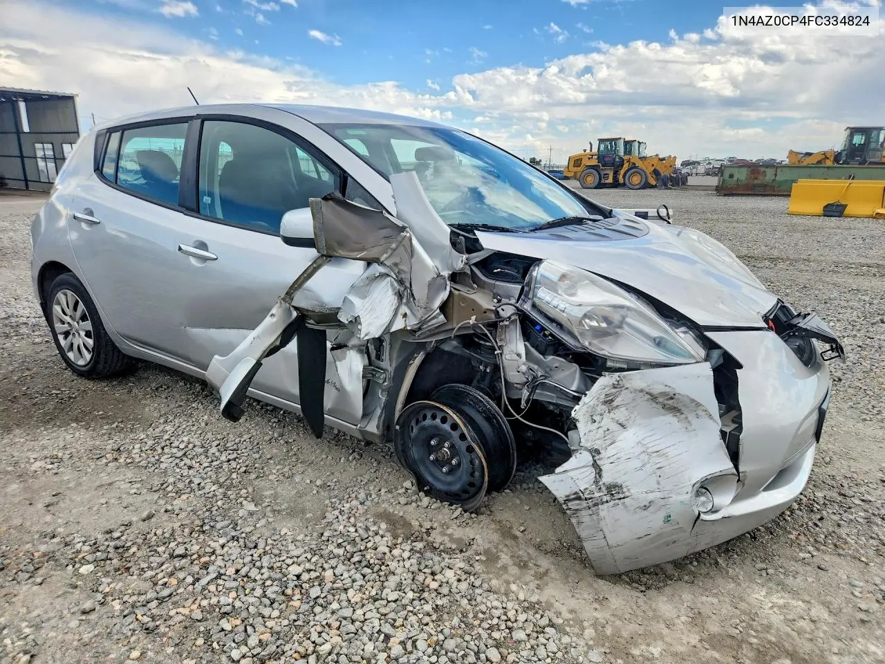 2015 Nissan Leaf S VIN: 1N4AZ0CP4FC334824 Lot: 59183266