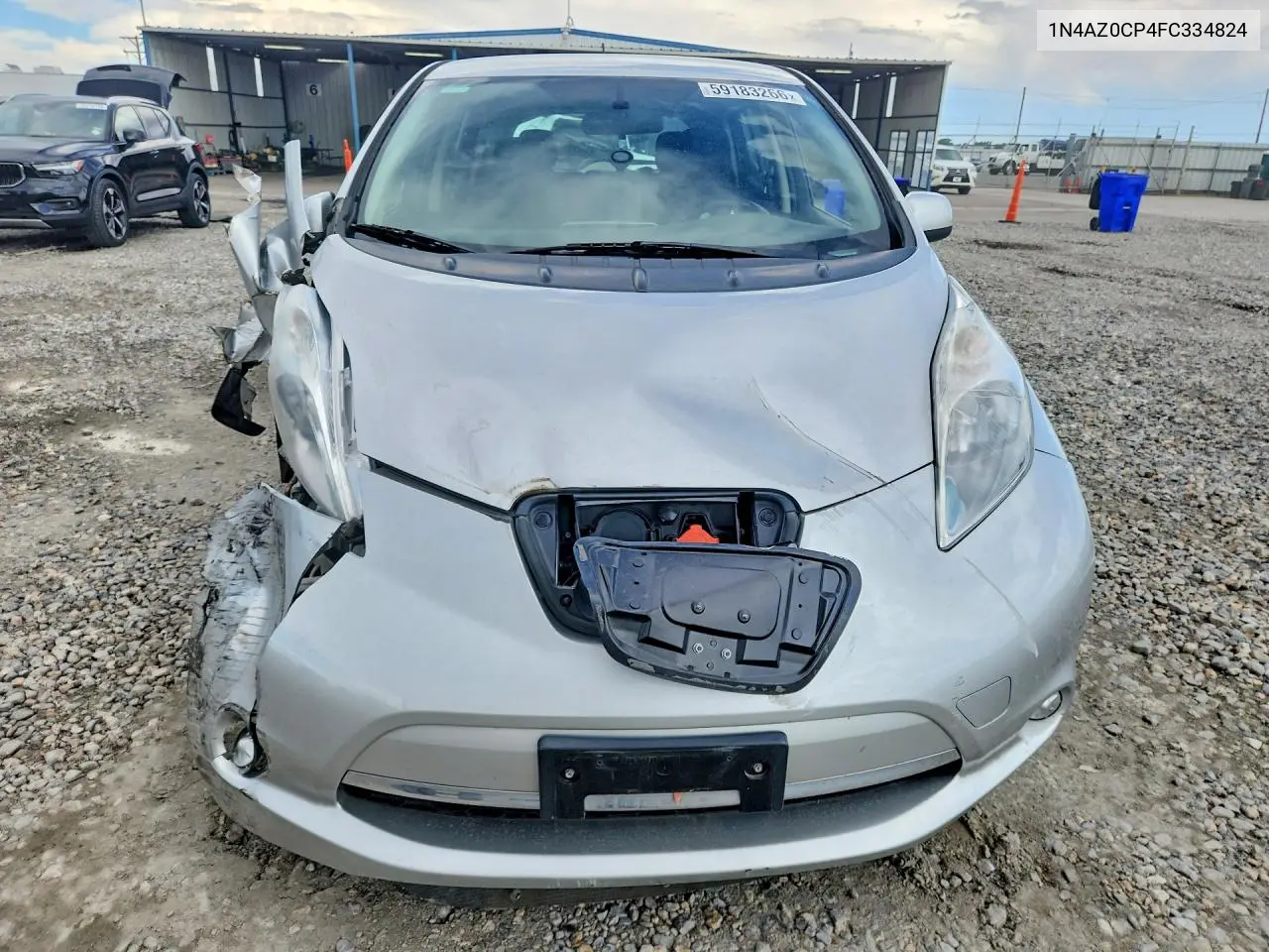 2015 Nissan Leaf S VIN: 1N4AZ0CP4FC334824 Lot: 59183266