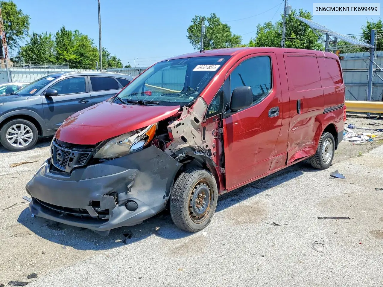 2015 Nissan Nv200 Sv VIN: 3N6CM0KN1FK699499 Lot: 59321856