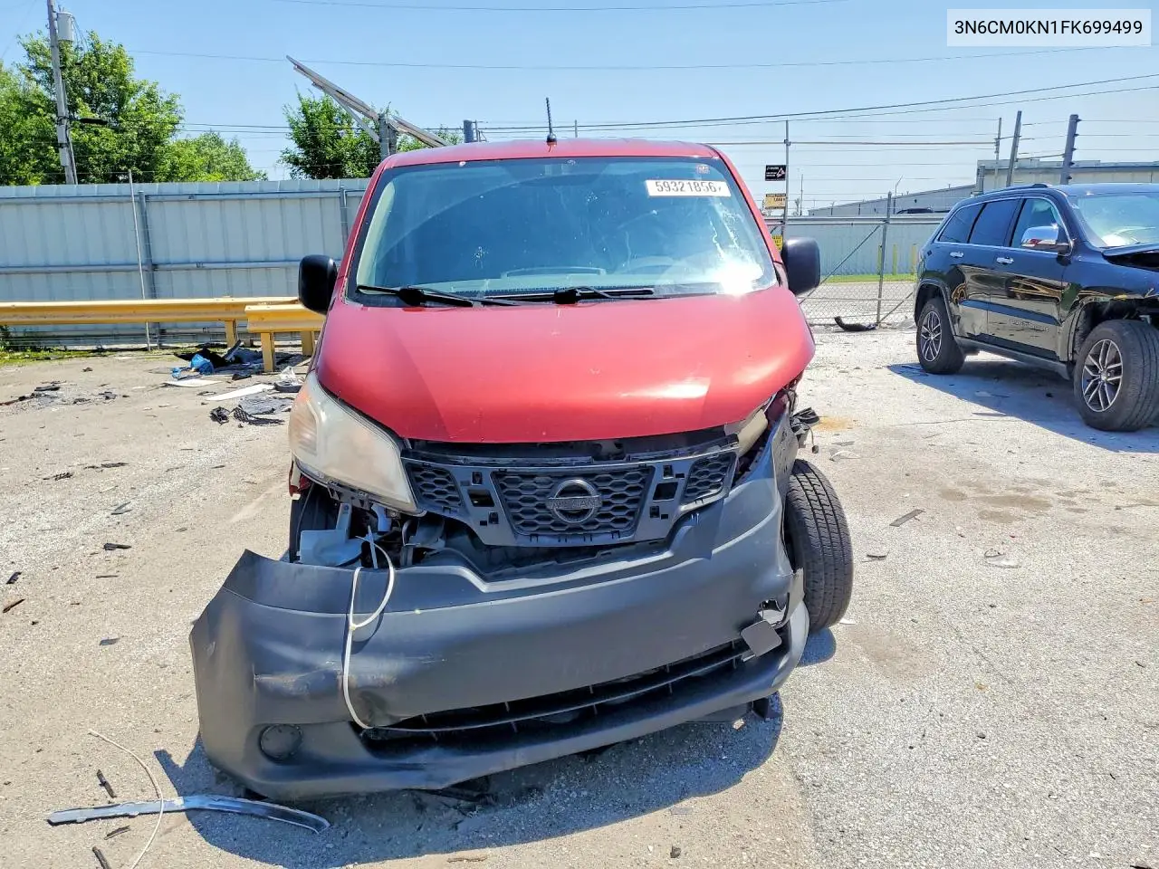 2015 Nissan Nv200 Sv VIN: 3N6CM0KN1FK699499 Lot: 59321856