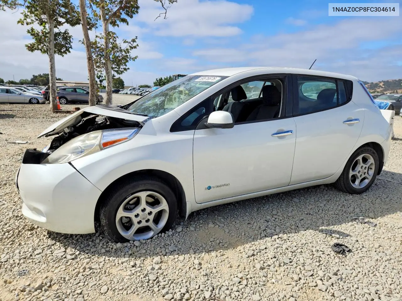 2015 Nissan Leaf Sv VIN: 1N4AZ0CP8FC304614 Lot: 59676676