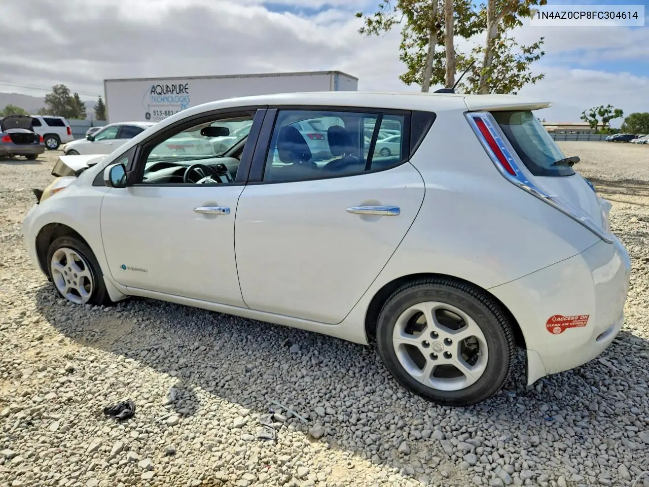 2015 Nissan Leaf Sv VIN: 1N4AZ0CP8FC304614 Lot: 59676676