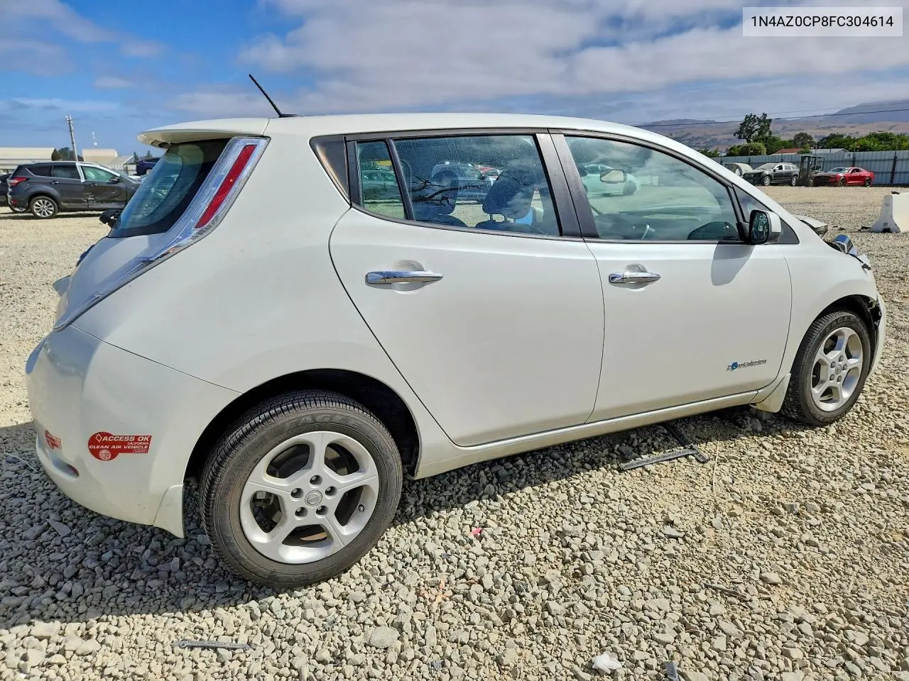 2015 Nissan Leaf Sv VIN: 1N4AZ0CP8FC304614 Lot: 59676676