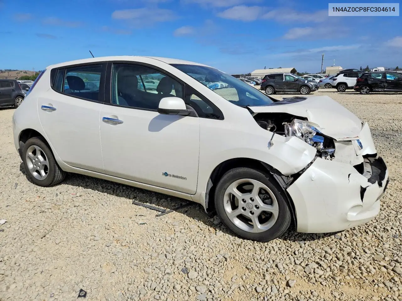 2015 Nissan Leaf Sv VIN: 1N4AZ0CP8FC304614 Lot: 59676676