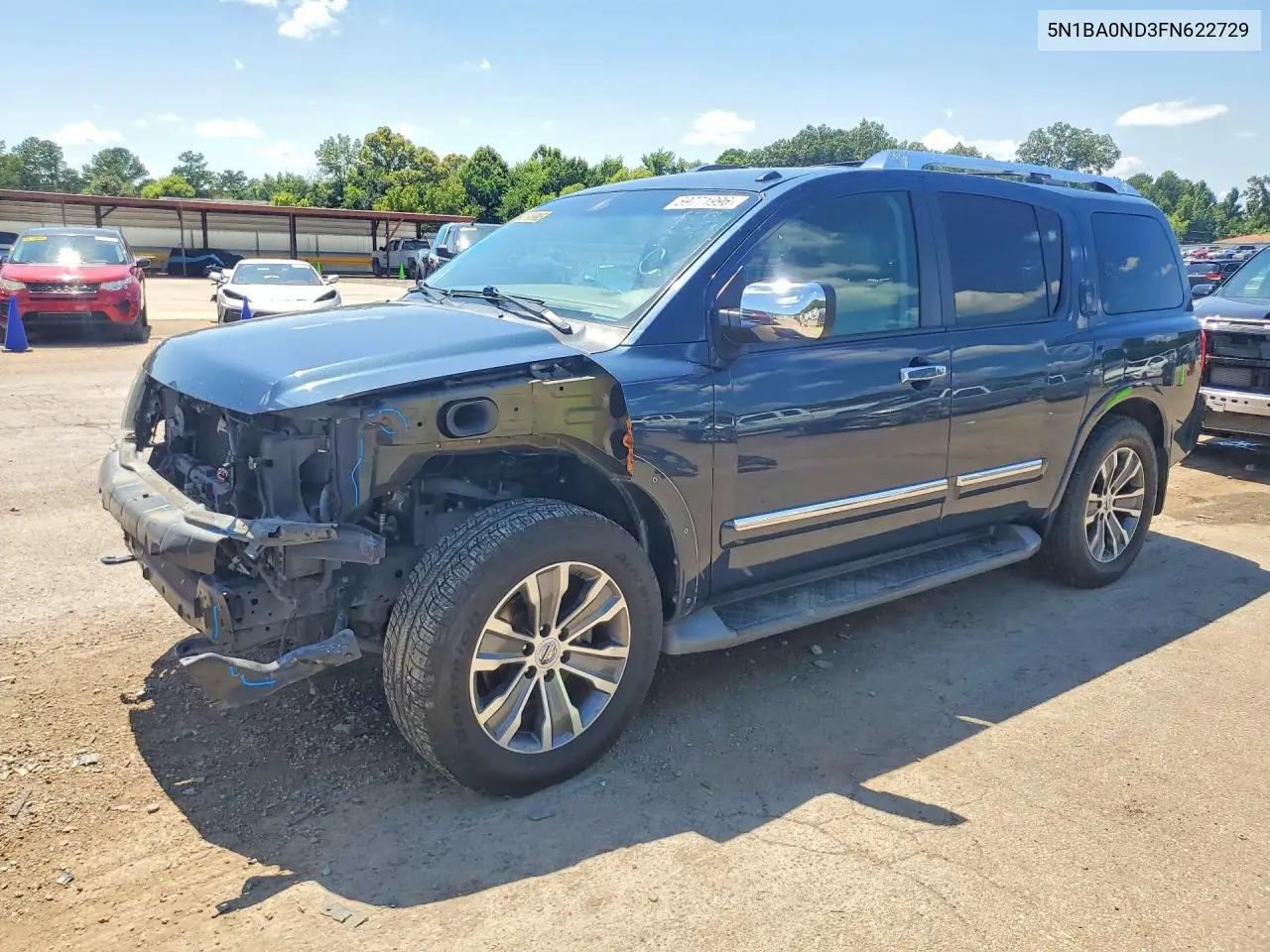 2015 Nissan Armada Sl VIN: 5N1BA0ND3FN622729 Lot: 59771996