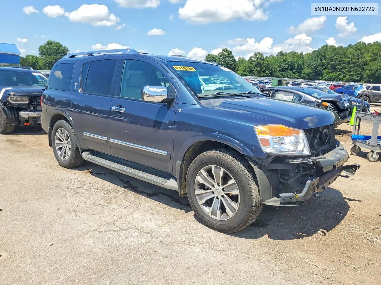 2015 Nissan Armada Sl VIN: 5N1BA0ND3FN622729 Lot: 59771996