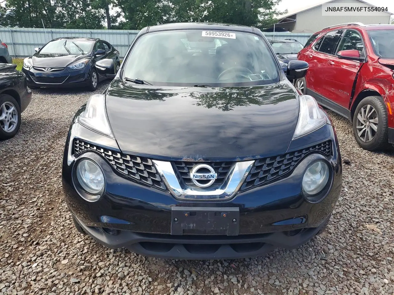 2015 Nissan Juke S VIN: JN8AF5MV6FT554094 Lot: 59953926