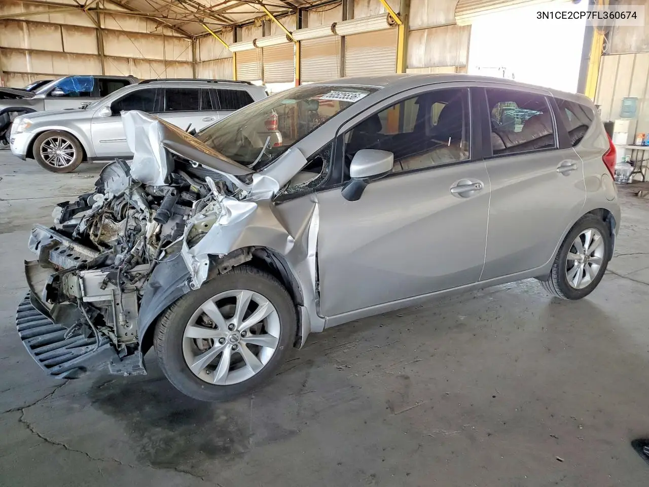 2015 Nissan Versa Note Sl VIN: 3N1CE2CP7FL360674 Lot: 60525536