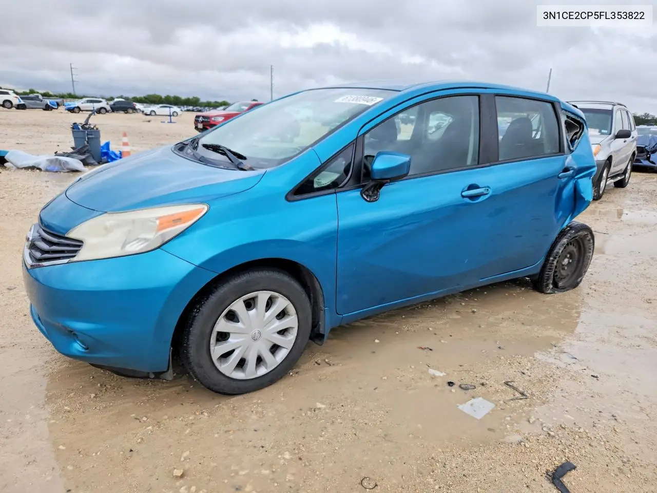 2015 Nissan Versa Note Sv VIN: 3N1CE2CP5FL353822 Lot: 61380946