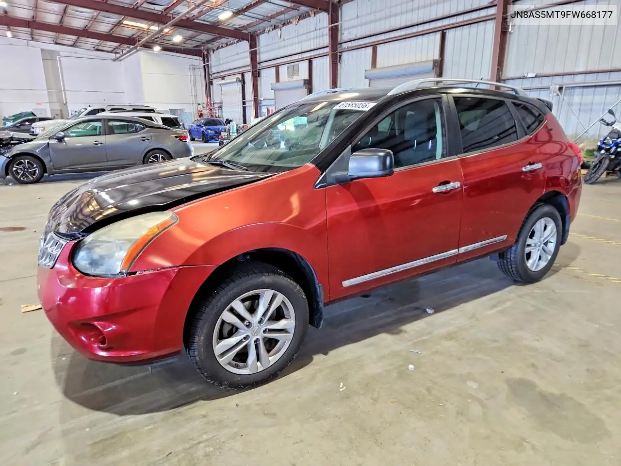 2015 Nissan Rogue Select S VIN: JN8AS5MT9FW668177 Lot: 61585056
