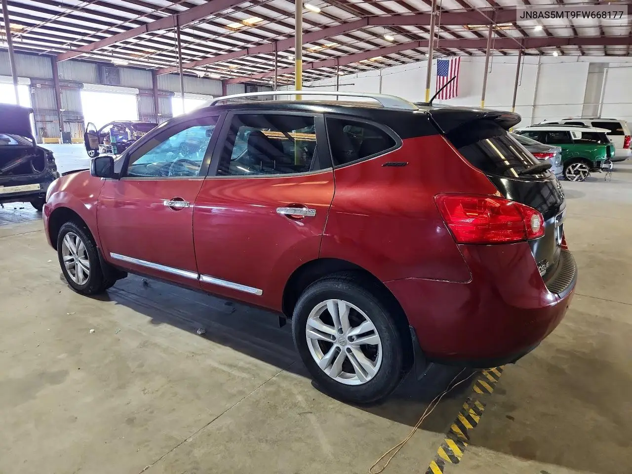 2015 Nissan Rogue Select S VIN: JN8AS5MT9FW668177 Lot: 61585056