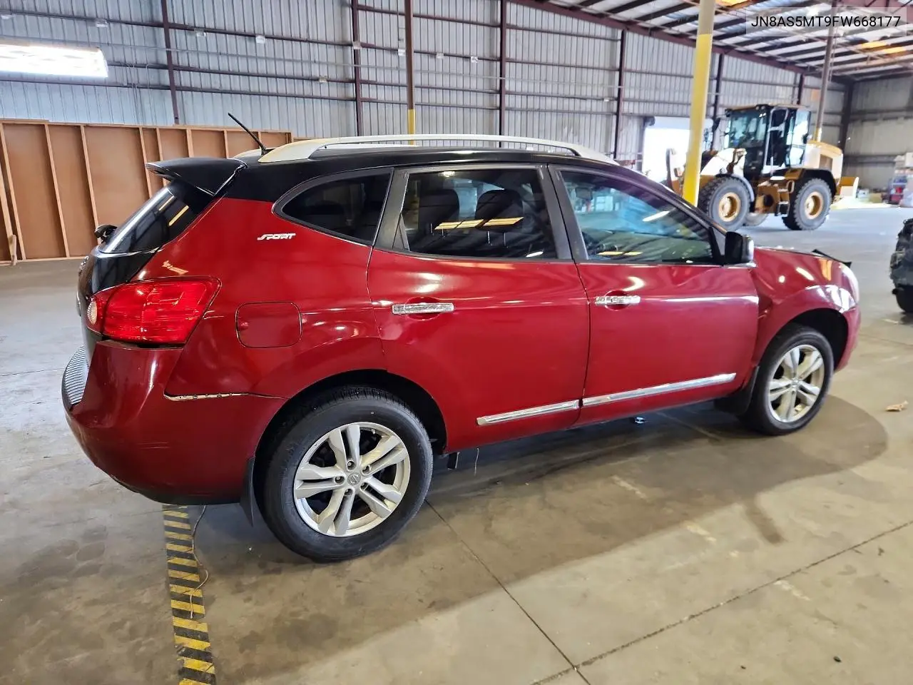2015 Nissan Rogue Select S VIN: JN8AS5MT9FW668177 Lot: 61585056