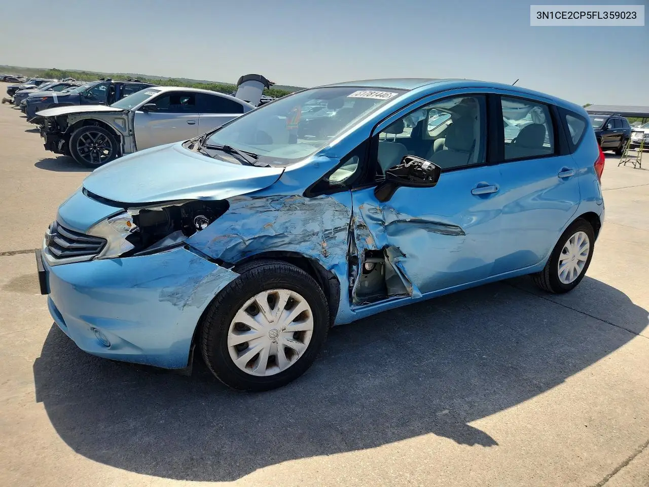 2015 Nissan Versa Note S VIN: 3N1CE2CP5FL359023 Lot: 61781446