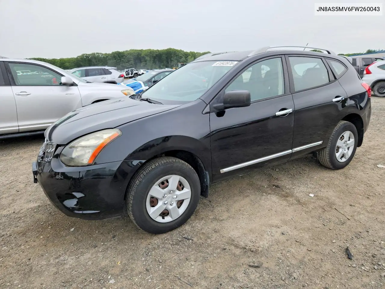 2015 Nissan Rogue Select S VIN: JN8AS5MV6FW260043 Lot: 61843976