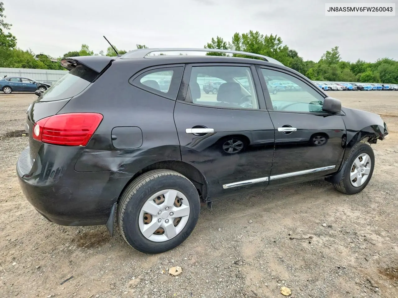 2015 Nissan Rogue Select S VIN: JN8AS5MV6FW260043 Lot: 61843976