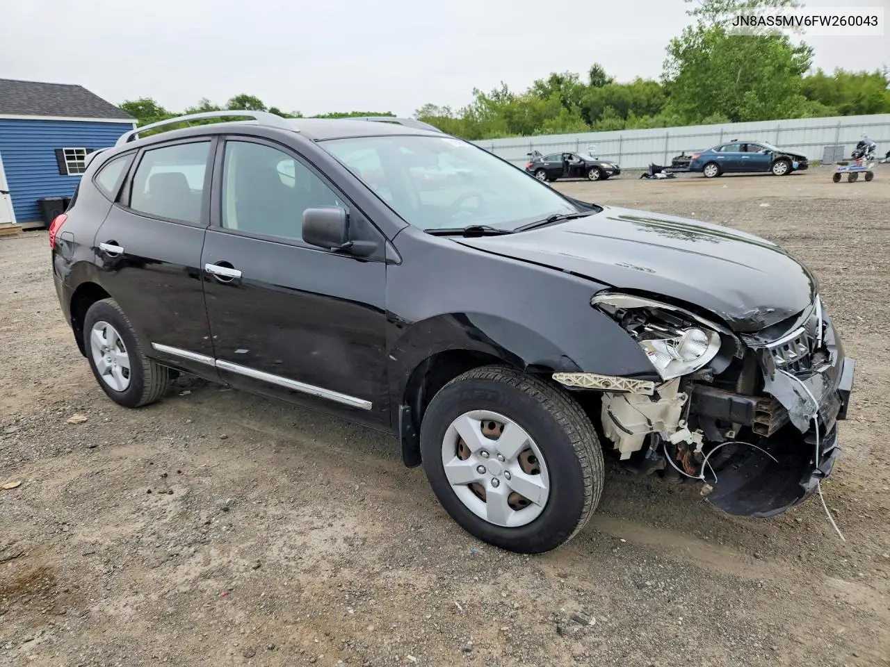 2015 Nissan Rogue Select S VIN: JN8AS5MV6FW260043 Lot: 61843976