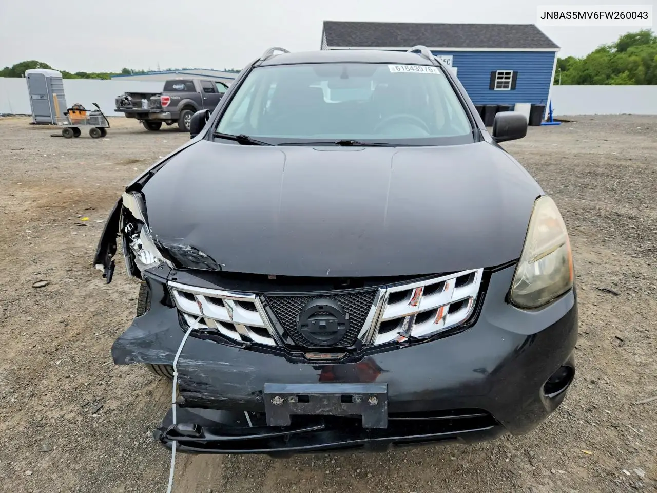 2015 Nissan Rogue Select S VIN: JN8AS5MV6FW260043 Lot: 61843976