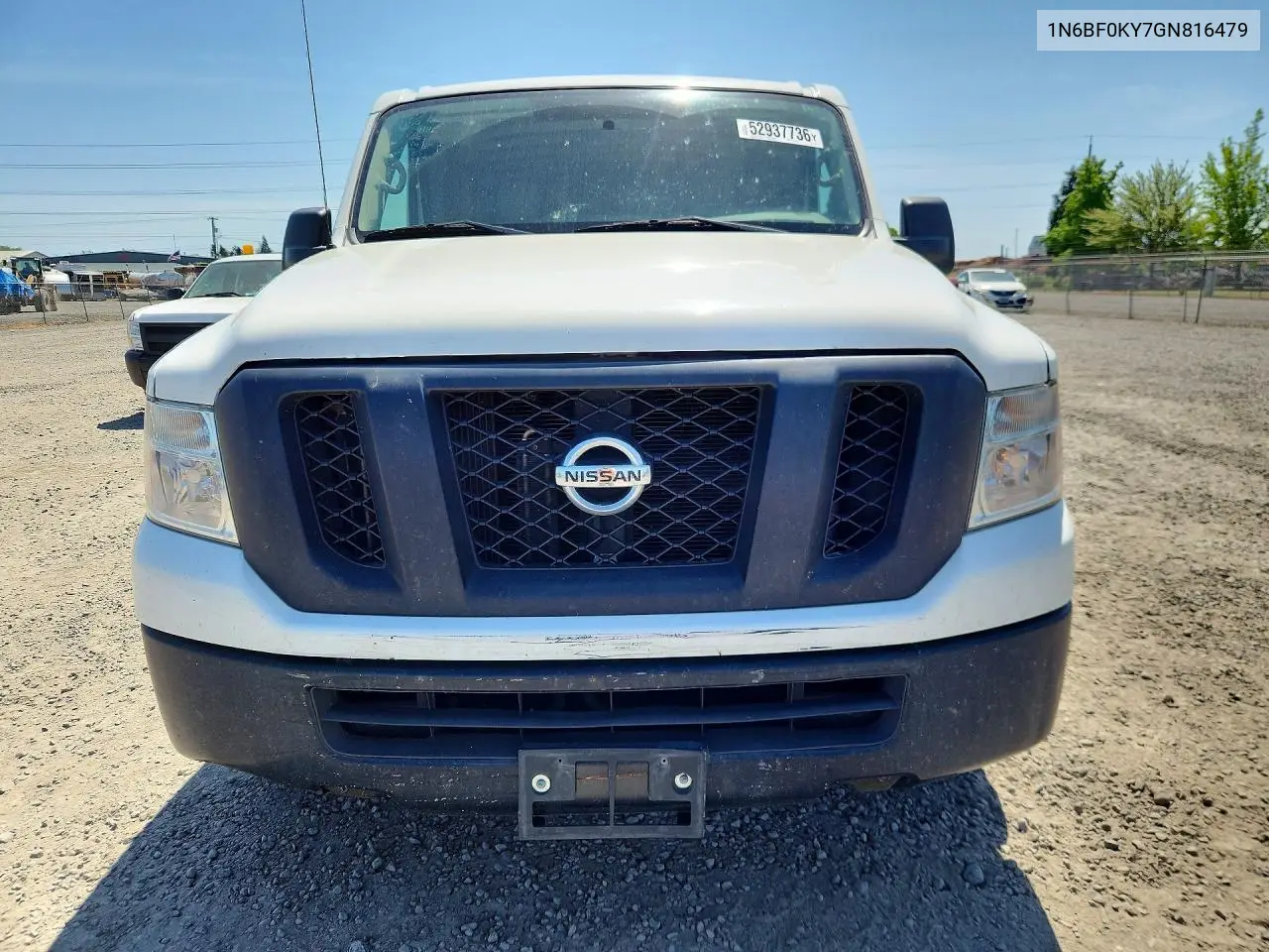 2016 Nissan Nv 2500 Hd Sv VIN: 1N6BF0KY7GN816479 Lot: 52937736