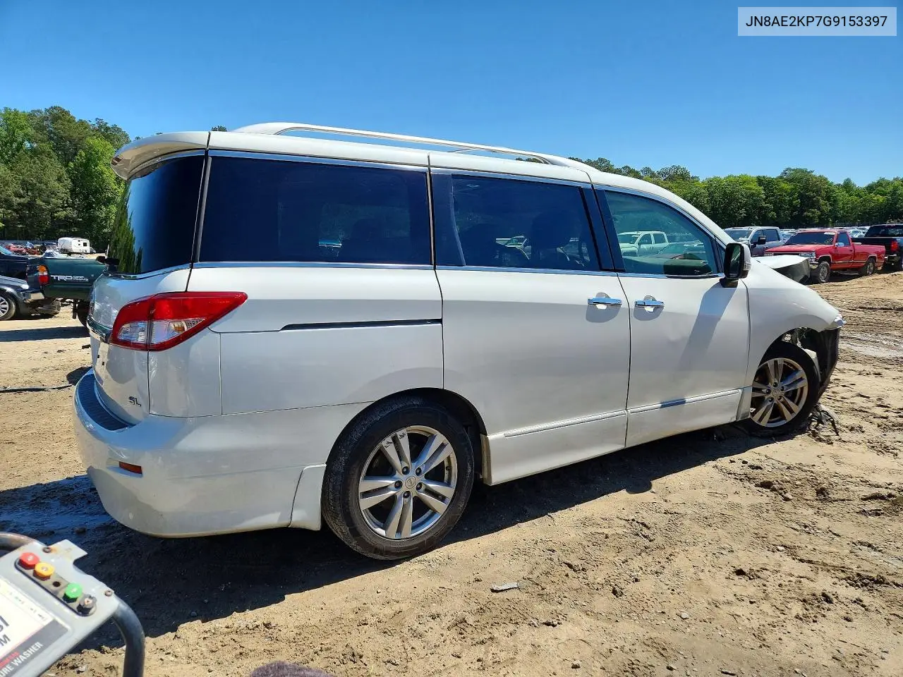 2016 Nissan Quest 3.5 Sl VIN: JN8AE2KP7G9153397 Lot: 53345256