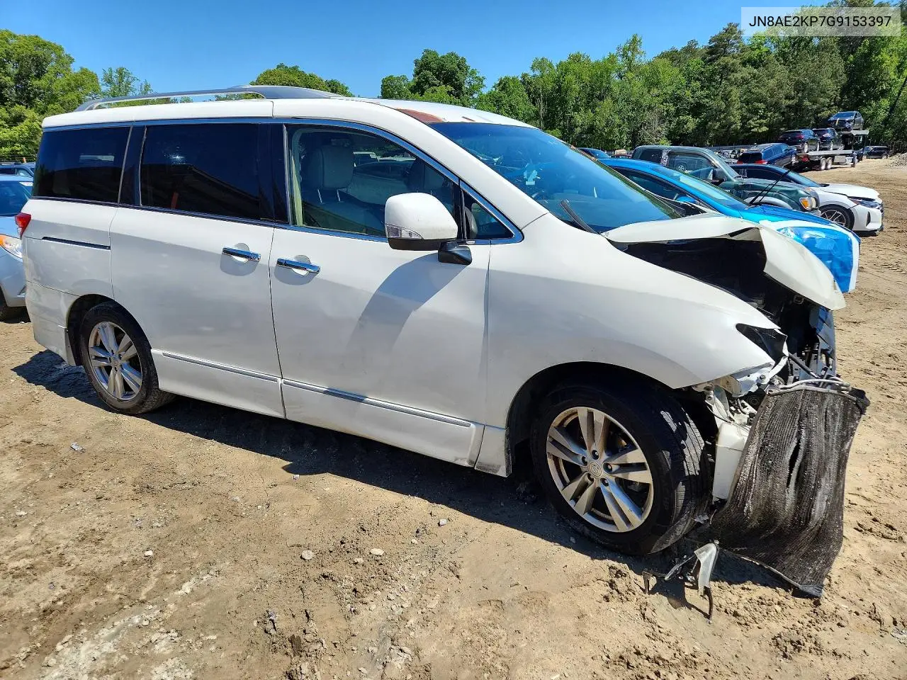 2016 Nissan Quest 3.5 Sl VIN: JN8AE2KP7G9153397 Lot: 53345256