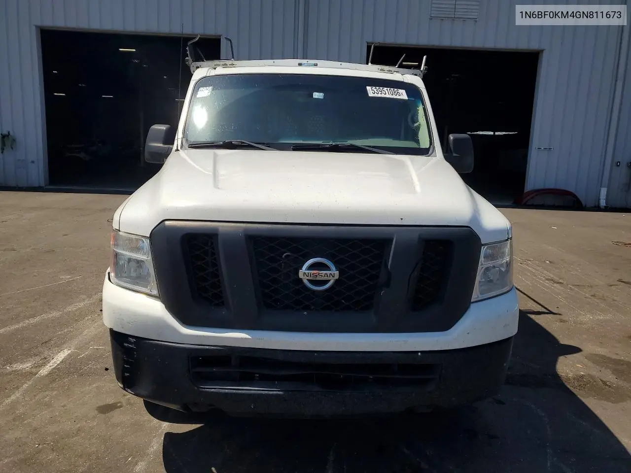 2016 Nissan Nv 1500 S VIN: 1N6BF0KM4GN811673 Lot: 53951086