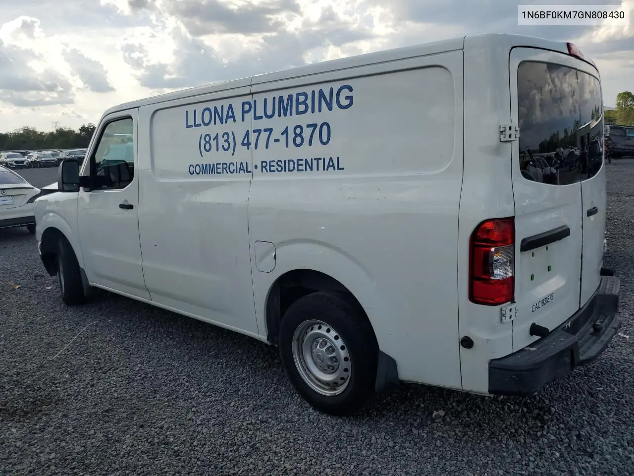 2016 Nissan Nv 1500 S VIN: 1N6BF0KM7GN808430 Lot: 54588666