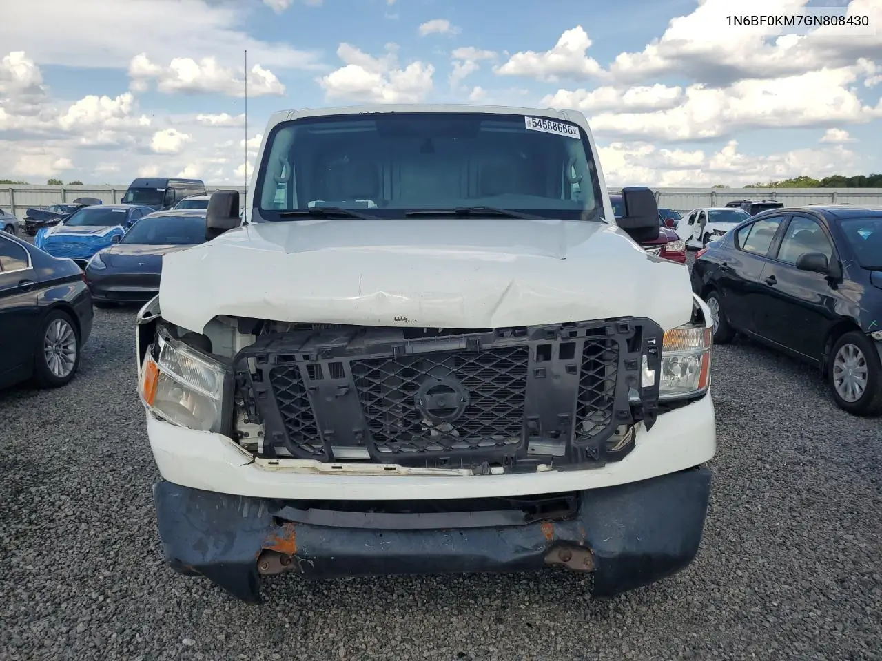 2016 Nissan Nv 1500 S VIN: 1N6BF0KM7GN808430 Lot: 54588666