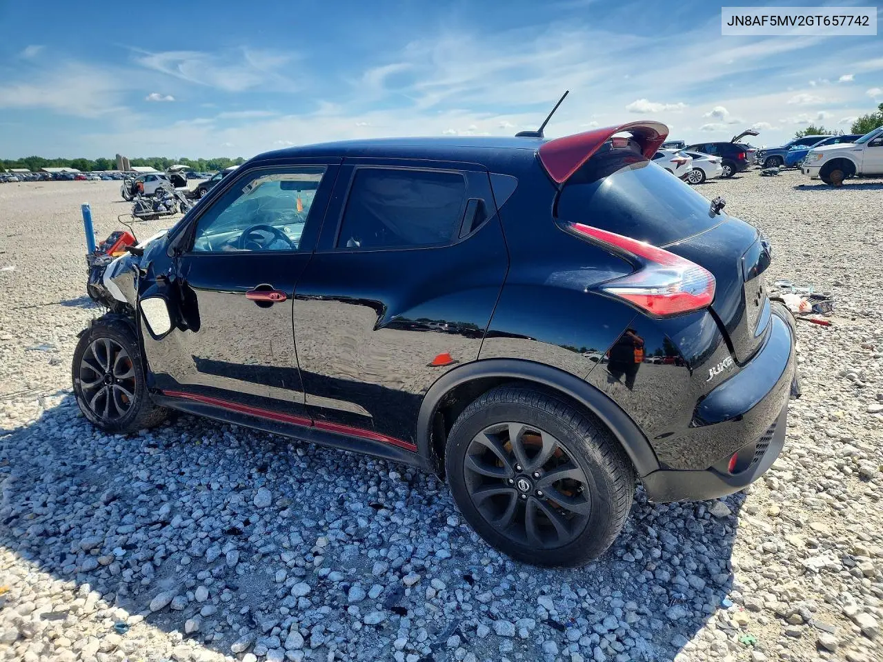 2016 Niss Juke S VIN: JN8AF5MV2GT657742 Lot: 55582336