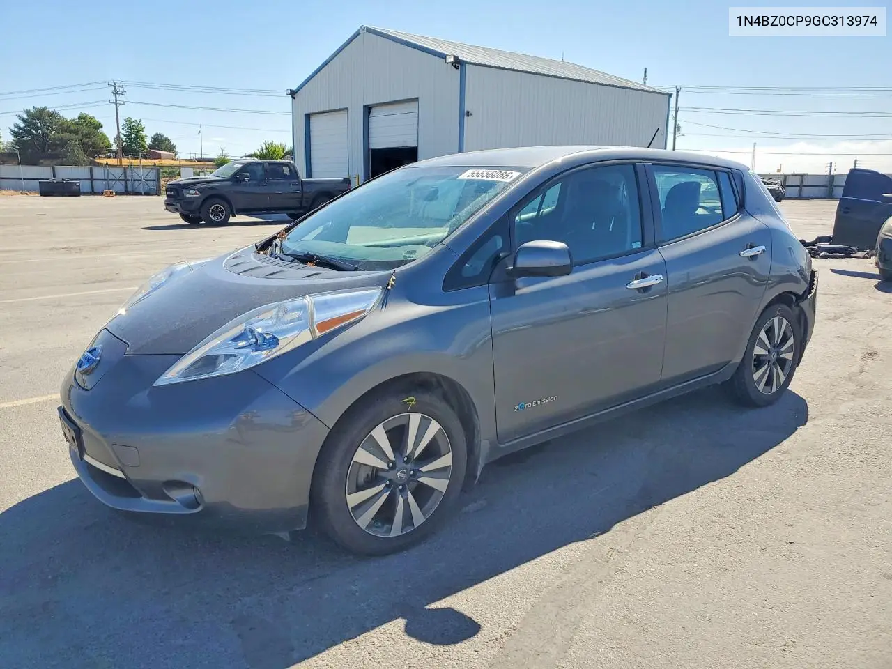 2016 Nissan Leaf S-30 VIN: 1N4BZ0CP9GC313974 Lot: 55656086