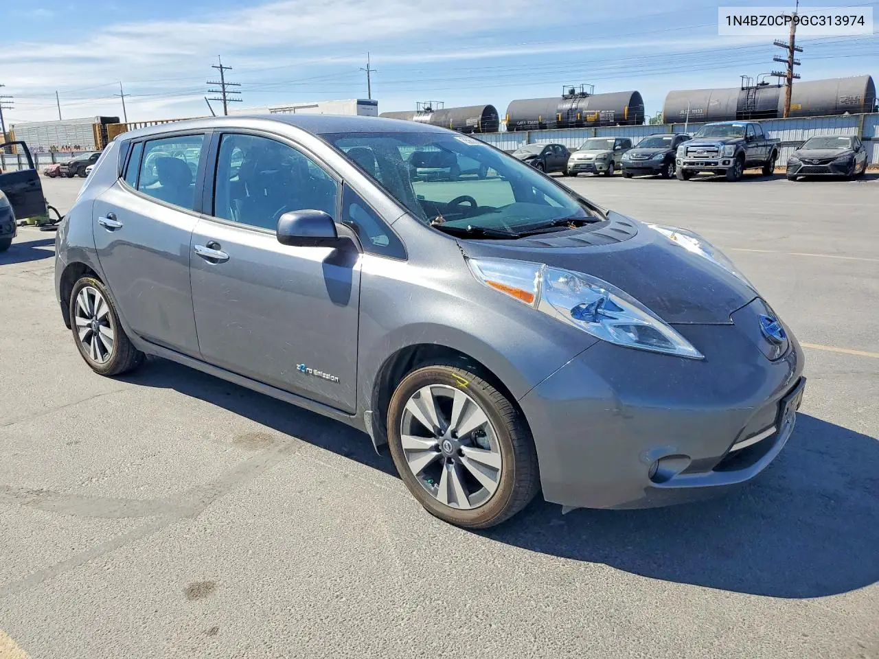 2016 Nissan Leaf S-30 VIN: 1N4BZ0CP9GC313974 Lot: 55656086