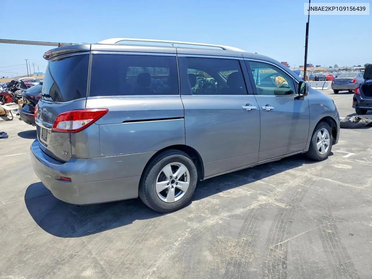 2016 Nissan Quest 3.5 Sv VIN: JN8AE2KP1G9156439 Lot: 55838946