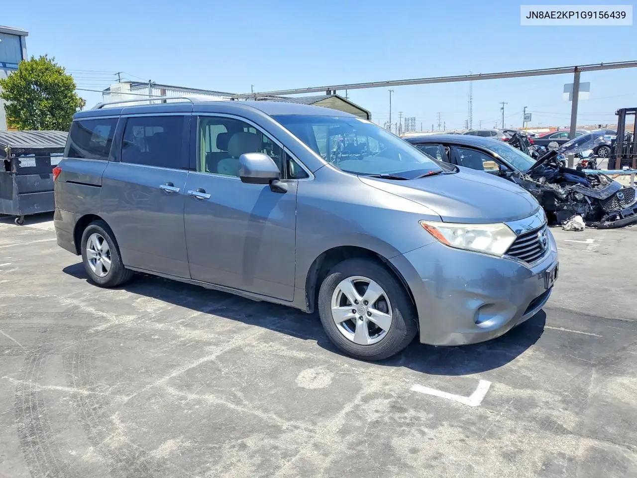 2016 Nissan Quest 3.5 Sv VIN: JN8AE2KP1G9156439 Lot: 55838946