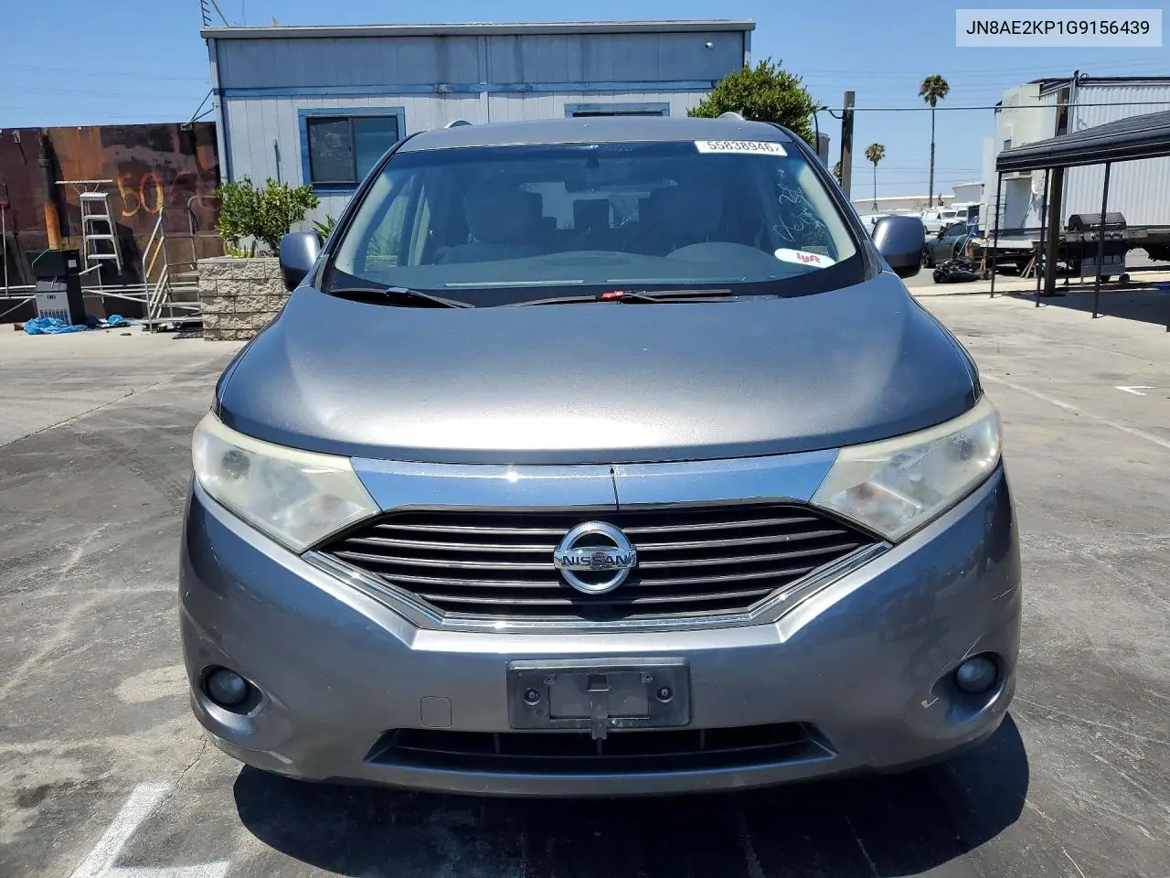 2016 Nissan Quest 3.5 Sv VIN: JN8AE2KP1G9156439 Lot: 55838946
