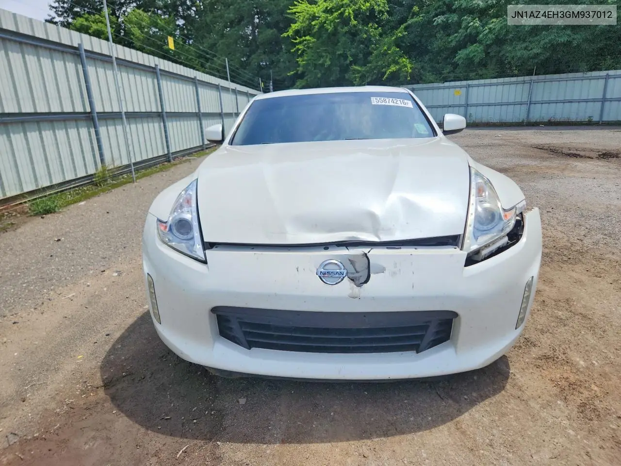 2016 Nissan 370Z Sport VIN: JN1AZ4EH3GM937012 Lot: 55874216